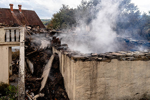 Professional Soot Cleanup technician working in Crownsville, MD